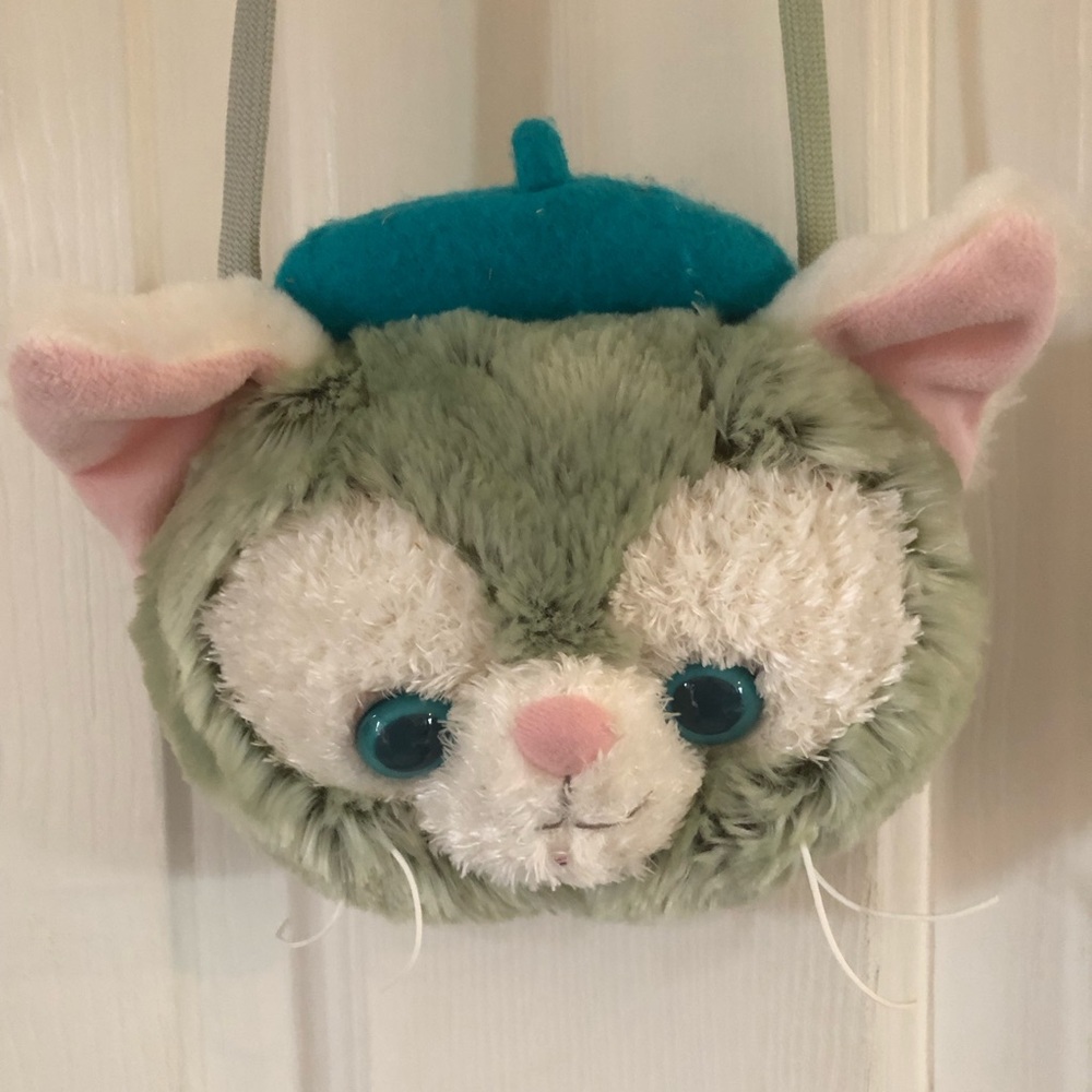 Disney Sea Gelatoni Plush crossbody Japan Tokyo Disneyland pass case Duffy Purse